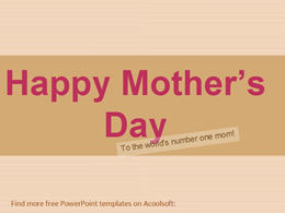 สุขสันต์วันแม่แม่แบบ ppt วันแม่