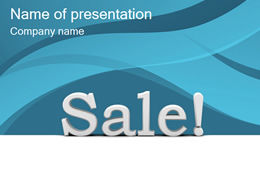 Simple ppt template for shopping mall sales promotion