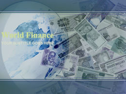 Modèle de ppt de monnaie et de finances en livre sterling