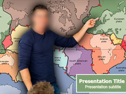 Geography teaching courseware ppt template