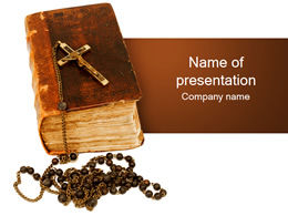 The oldest bible-christian theme ppt template