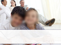 Foreign family ppt template