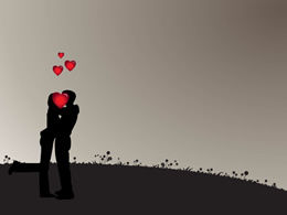 Посвящается тому, кого вы любите больше всего, - шаблон динамического ррт ко Дню святого Валентина