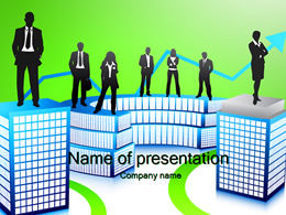 Colleagues in the business department-business ppt template