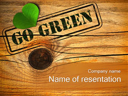 Clear wood grain background ppt template
