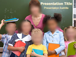 Primary school education ppt template