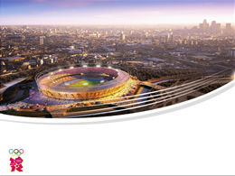 2012 لندن أولمبياد لندن قالب ppt