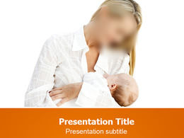 Mother and baby ppt template