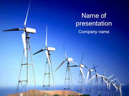 Windkraft-Energie-ppt-Vorlage