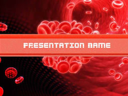 Microscopic world white blood cell picture ppt template