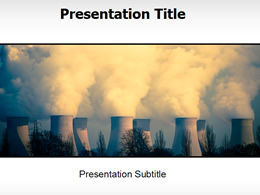 Thermal power plant-energy industry ppt template
