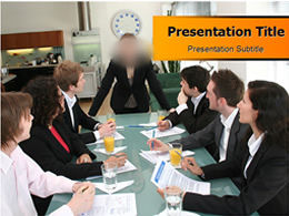 Business meeting ppt template