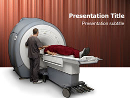 เทมเพลต PPT ของโรงพยาบาล MRI