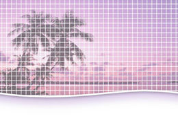 紫色海岸ppt模板