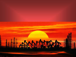 6 sets of oil drilling PPT energy template package download