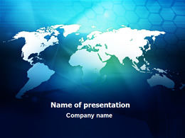 World map background ppt template