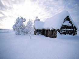 19 Schneeszene PPT Hintergrundbilder herunterladen