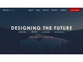 Design tipografico dell'immagine in stile web blu e rosso Modello PPT per l'Europa e gli Stati Uniti