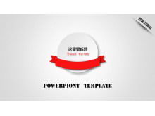Simple gray PPT template