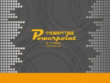 Modello PowerPoint - Personalità grigia non mainstream