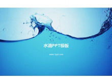 Download do modelo do PowerPoint de Blue Art Water Drop