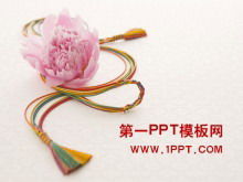Unduhan template PPT gaya Cina yang elegan dan indah