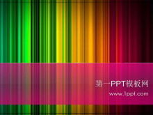 Download do modelo PPT de moda colorida