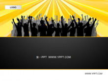 Team background business PPT template
