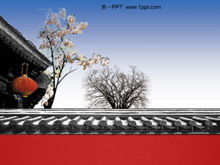 中国古典建筑PPT模板下载