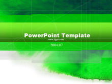 Download do modelo PPT clássico estrangeiro verde