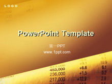Stock investment financial PPT template download