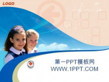 Kinder Hintergrundbild Bildung PPT Vorlage herunterladen