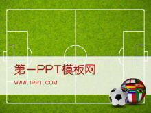 Football background World Cup PPT template download