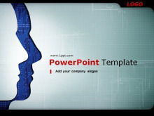 Professionelle IT-Technologie PowerPoint-Vorlage herunterladen