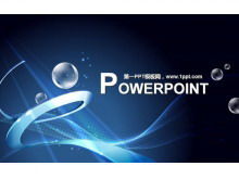 Blue Technology Business PowerPoint-Vorlage herunterladen
