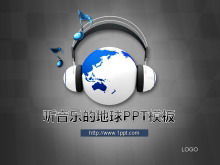 Listen to the music of the earth PowerPoint template download
