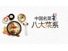 飲食文化：八種中國菜PPT簡介