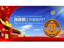 Templat PPT laporan kerja umum departemen sipil