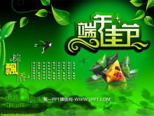 Pokaz slajdów Dragon Boat Festival do pobrania na tle zapachu zongzi