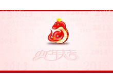 Year of the Snake and the Spring Festival PPT szablon do pobrania