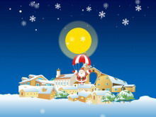 Fun Santa Claus PPT animation download
