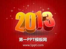 2013 Spring Festival Christmas General PPT Template Download