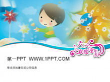 Скачать шаблон PPT Cartoon Children's Day