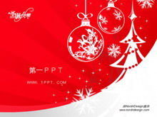 Schöne Weihnachts-PPT-Vorlage herunterladen
