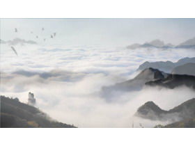 水墨山云经典风ppt背景图片powerpoint模板免费下载 水墨山云经典风ppt背景图片powerpoint模板免费下载