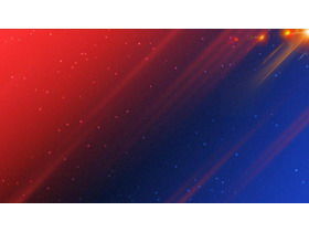 ภาพพื้นหลัง PPT สีแดงและสีน้ำเงินที่เต็มไปด้วยดวงดาวบนท้องฟ้า