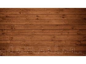 Imagen de fondo de PPT de tablón de madera marrón