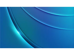 Три синие абстрактные кривые PPT фоновые изображения