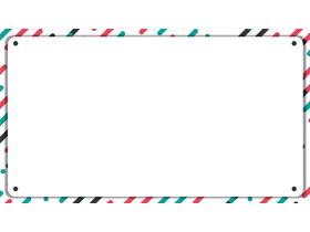 Imagens de fundo de borda PPT com barra de três cores
