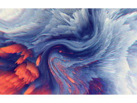 6 imágenes de fondo PPT de representación artística colorida abstracta